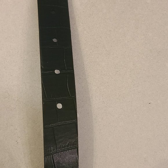 Black Patterned Belt - Picture 4 of 7